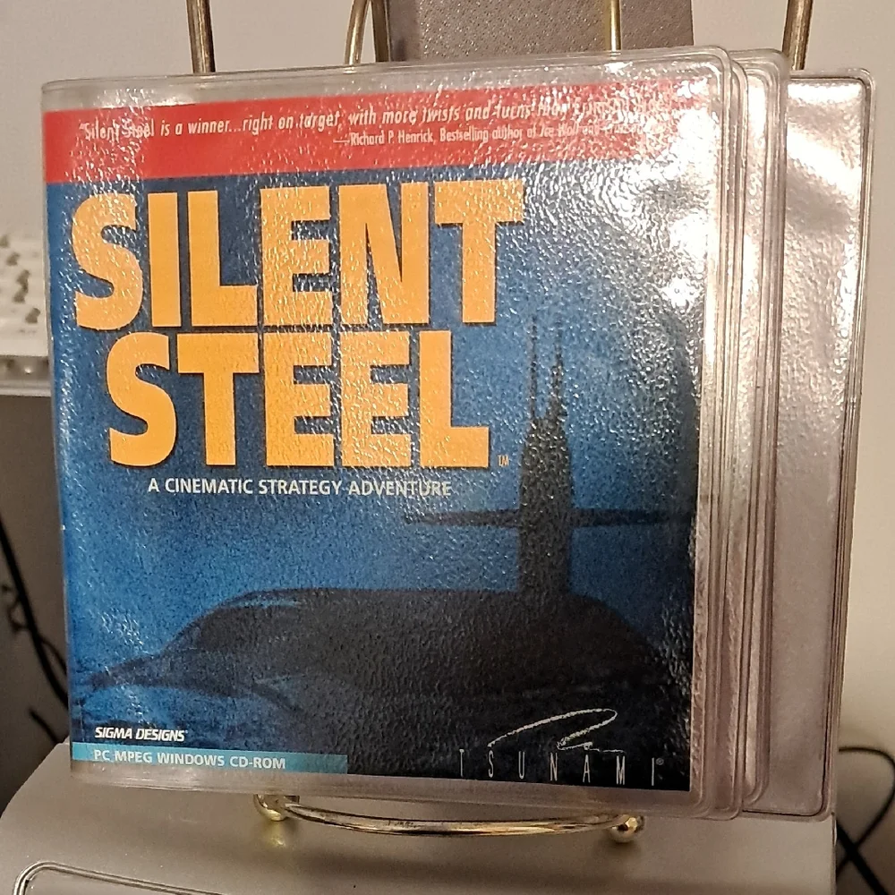 Silent Steel PC Game by - Blue and Black